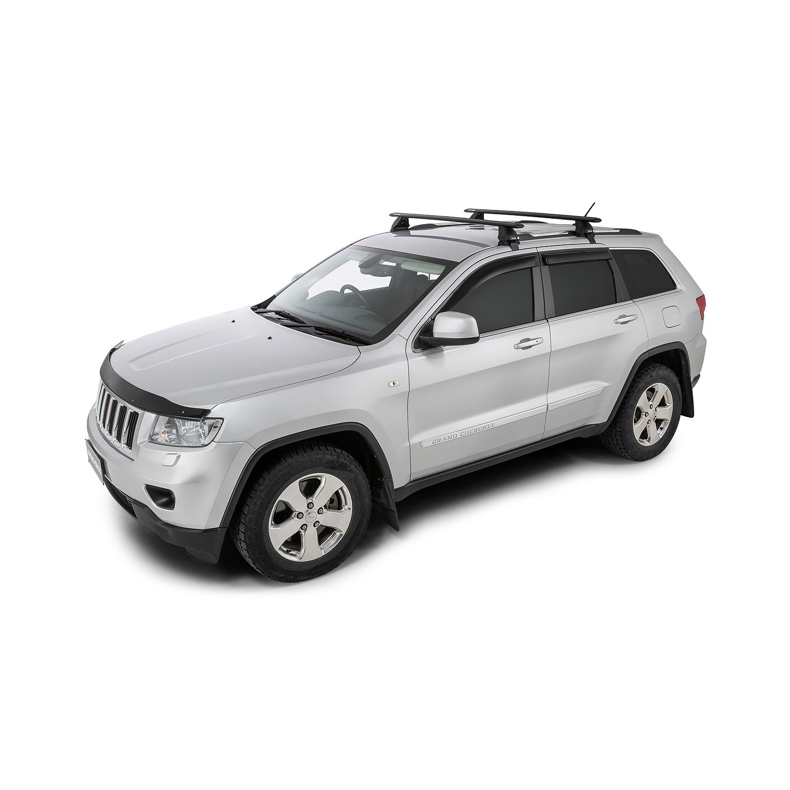 Kit 2 barres de toit noires RHINO-RACK Vortex 2500 • JA2526 