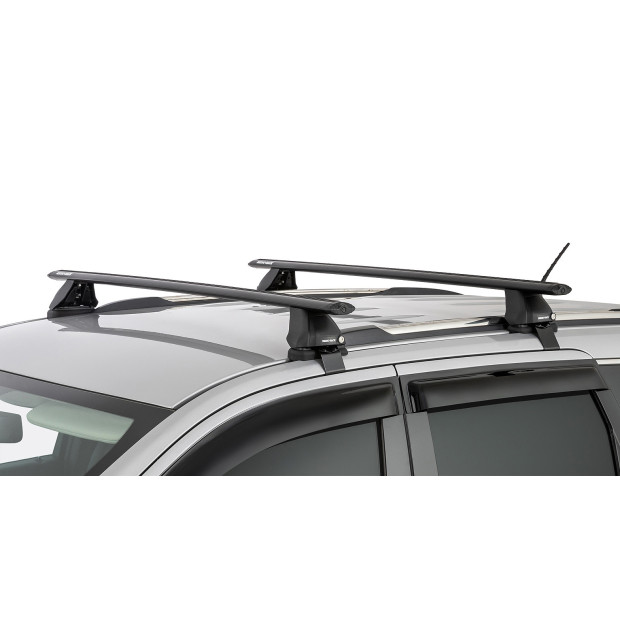 Kit 2 barres de toit noires RHINO-RACK Vortex 2500 • JA2526 
