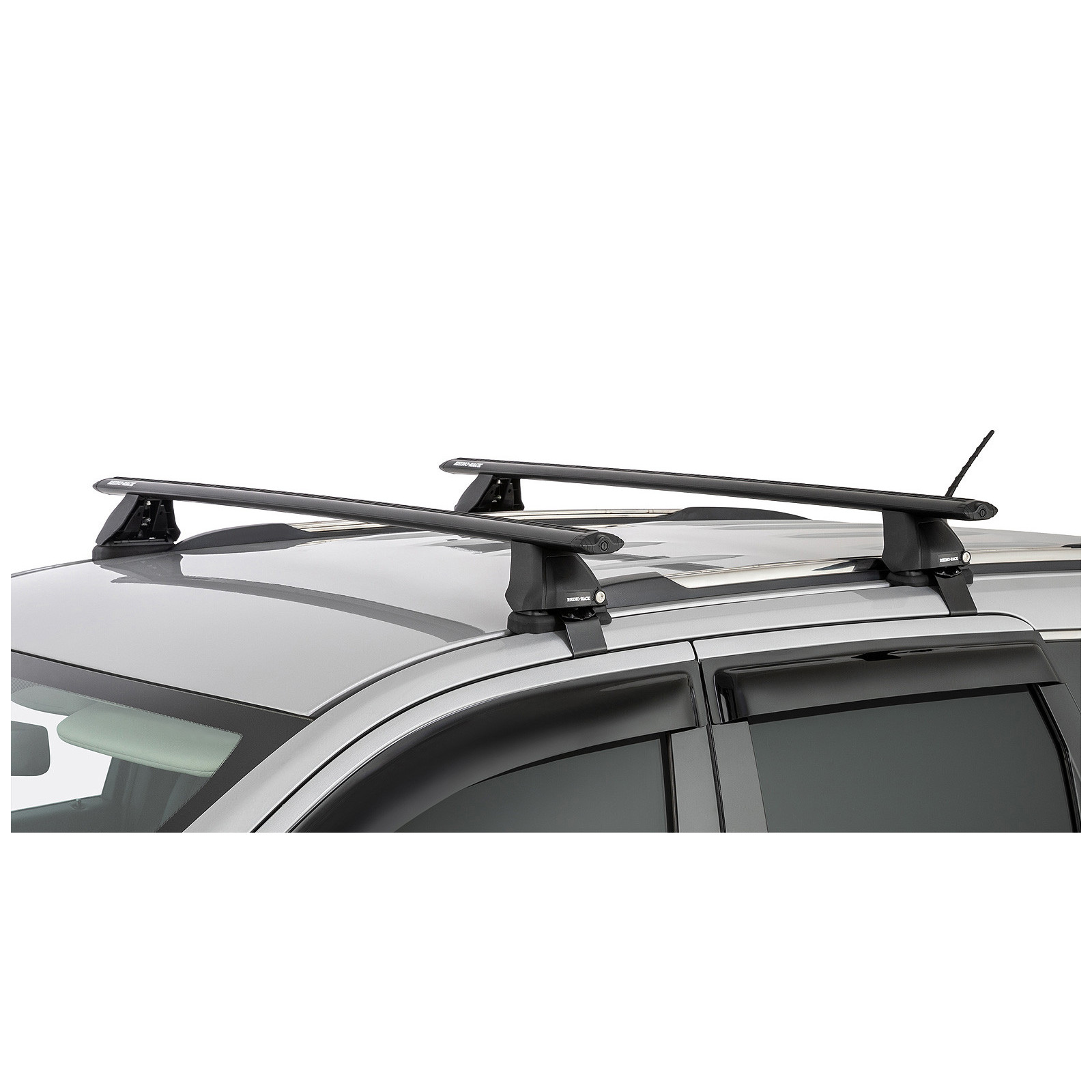 Kit 2 barres de toit noires RHINO-RACK Vortex 2500 • JA2526 