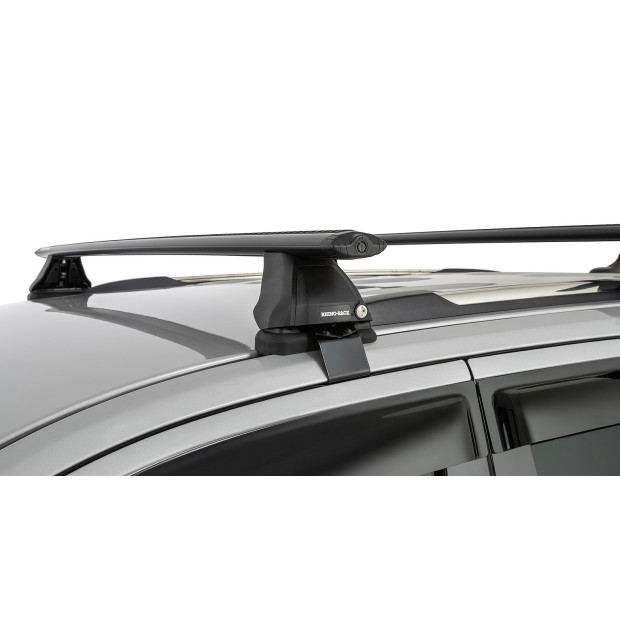 Kit 2 barres de toit noires RHINO-RACK Vortex 2500 • JA2526 