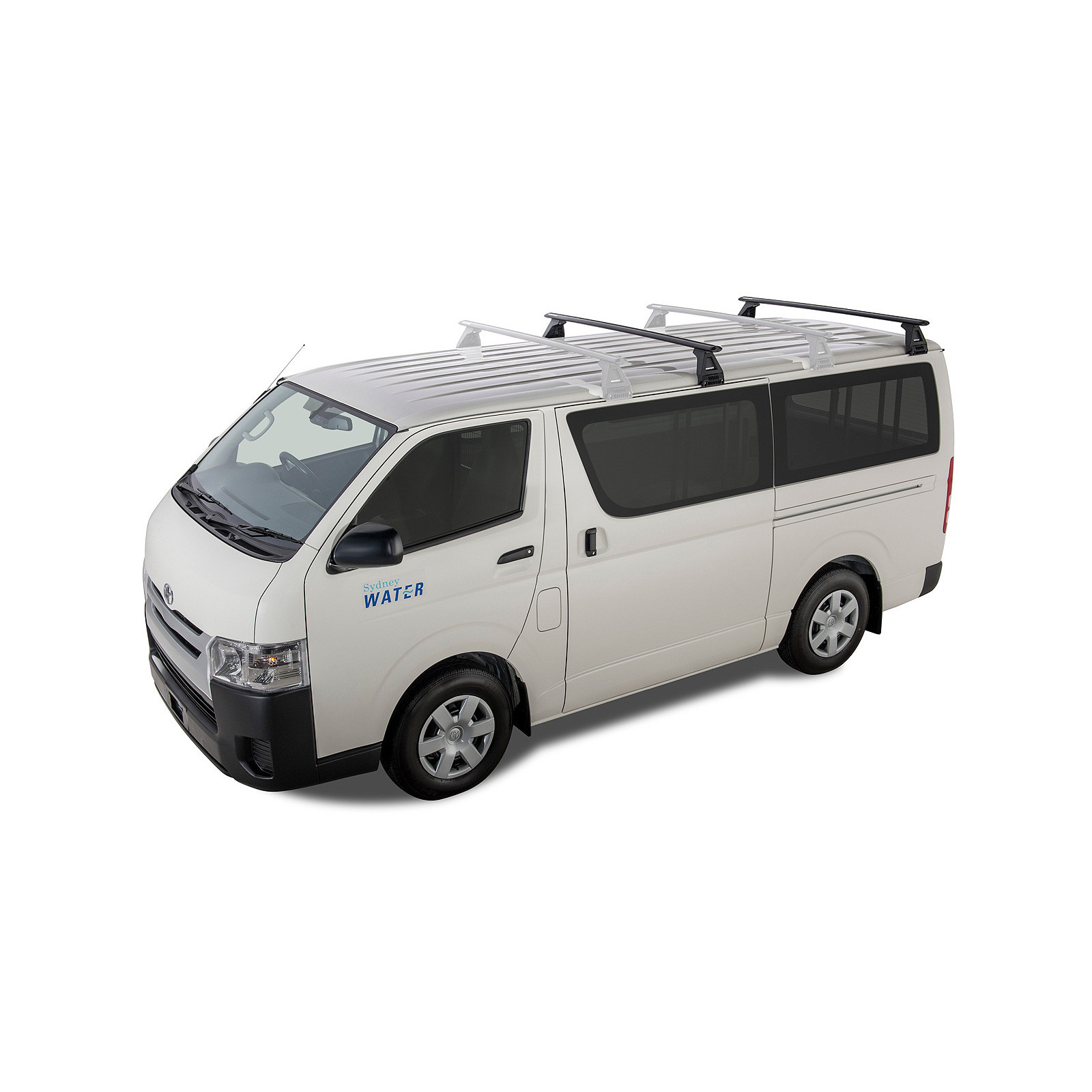 Kit 2 barres de toit noires RHINO-RACK Vortex RL150 • JA2734 