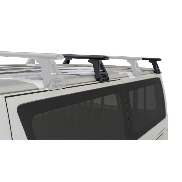 Kit 2 barres de toit noires RHINO-RACK Vortex RL150 • JA2734 