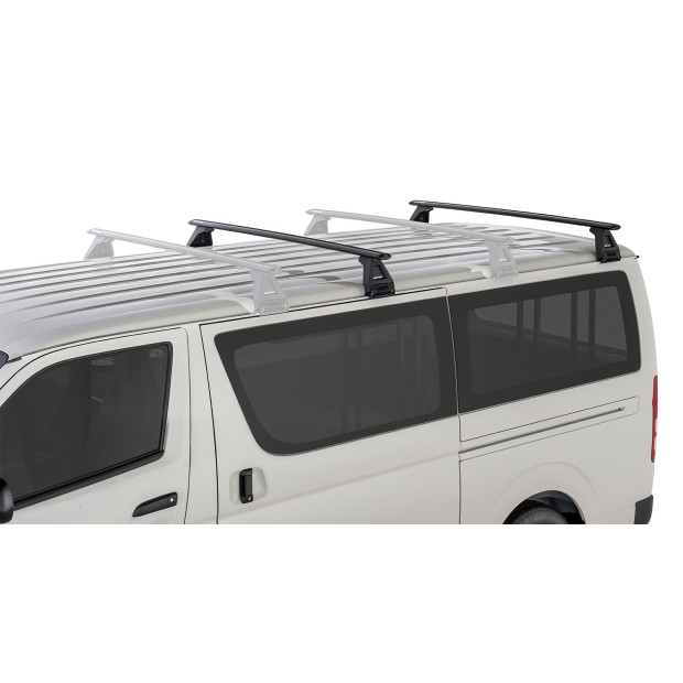 Kit 2 barres de toit noires RHINO-RACK Vortex RL150 • JA2734 