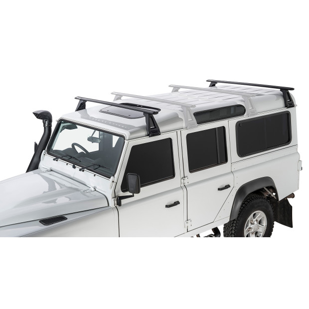 Kit 2 barres de toit noires RHINO-RACK Vortex RL210 • JA2737 