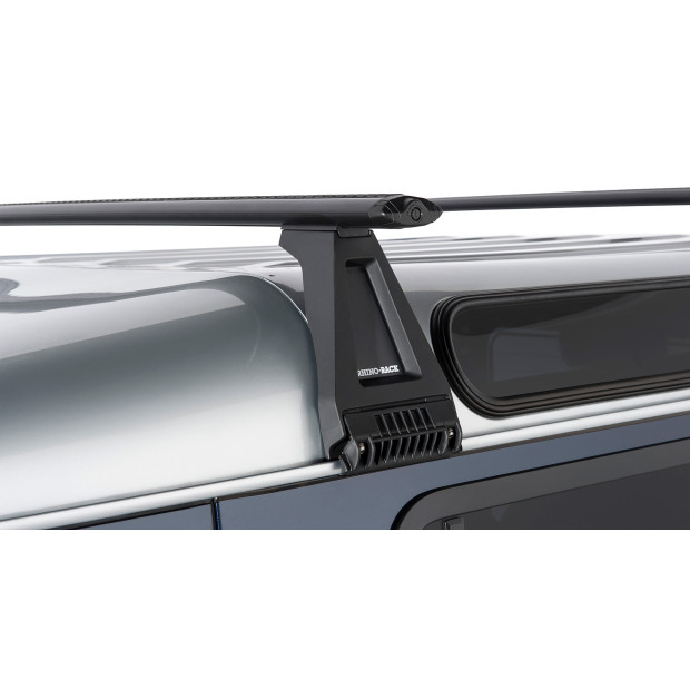 Kit 2 barres de toit noires RHINO-RACK Vortex RL210 • JA2737 