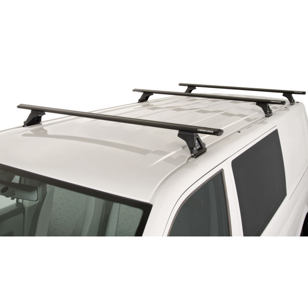 Kit 3 barres de toit noires RHINO-RACK Vortex RLTF • JA2767 