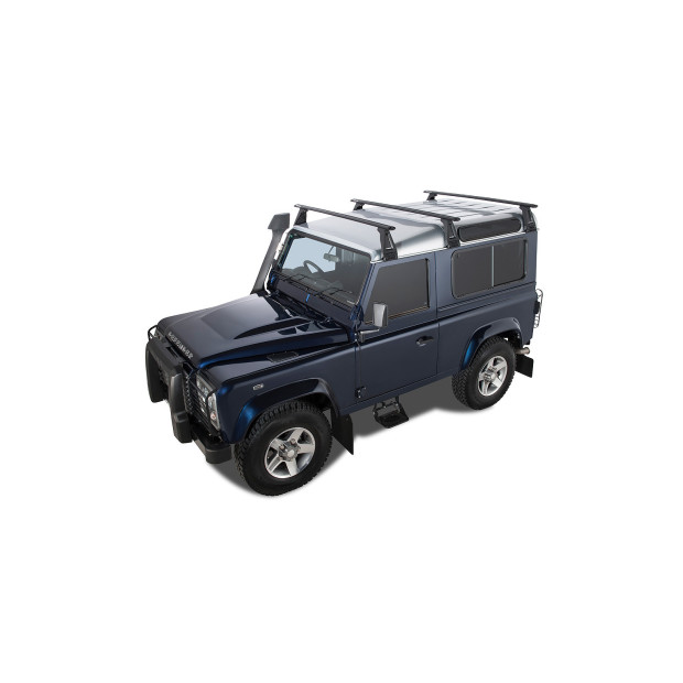 Kit 3 barres de toit noires RHINO-RACK Vortex RL210 • JA2775 