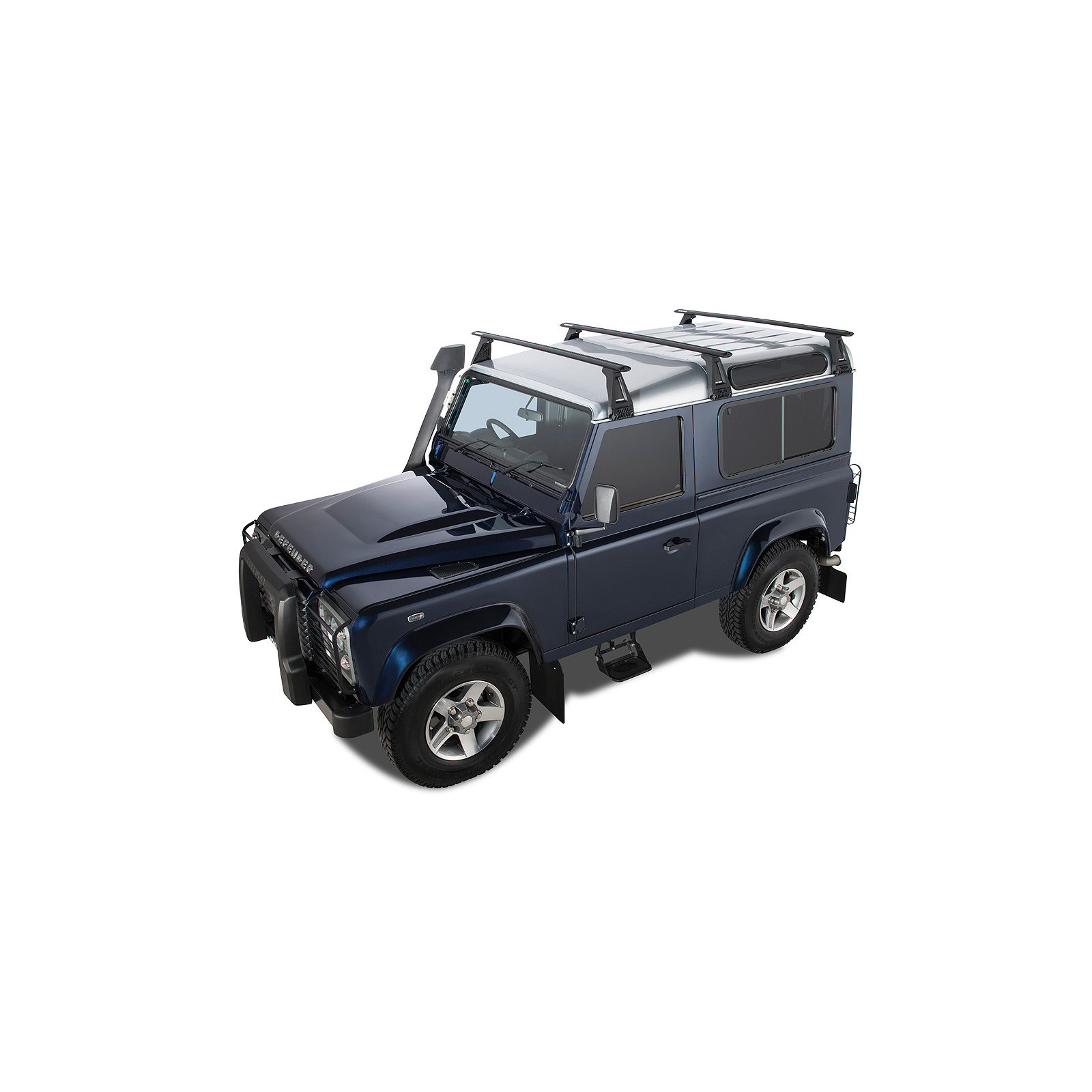 Kit 3 barres de toit noires RHINO-RACK Vortex RL210 • JA2775 