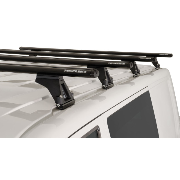 Kit 4 barres de toit noires RHINO-RACK Vortex RLTF • JA2783 