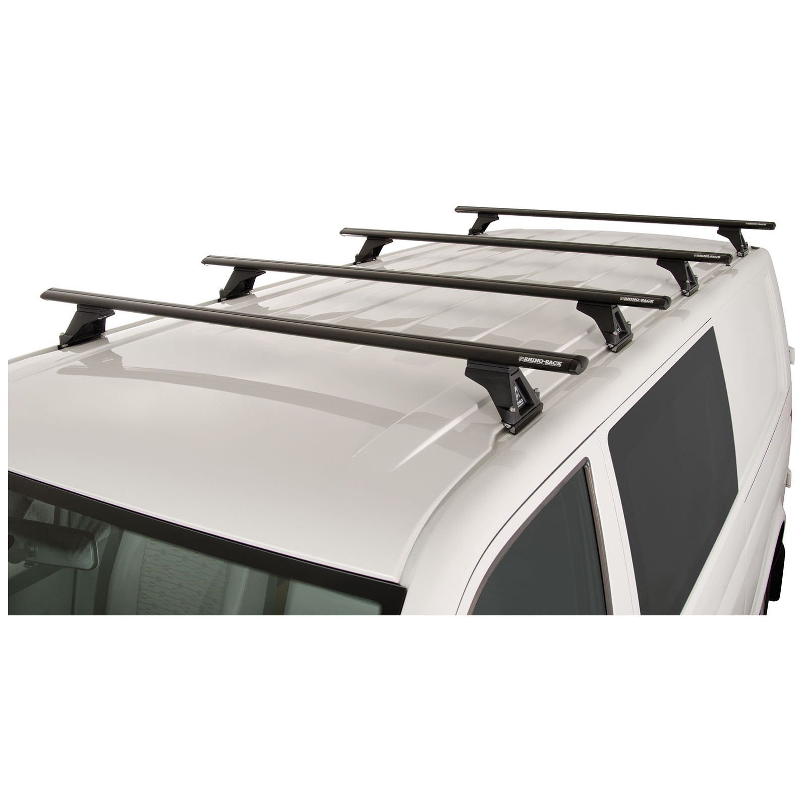 Kit 4 barres de toit noires RHINO-RACK Vortex RLTF • JA2783 