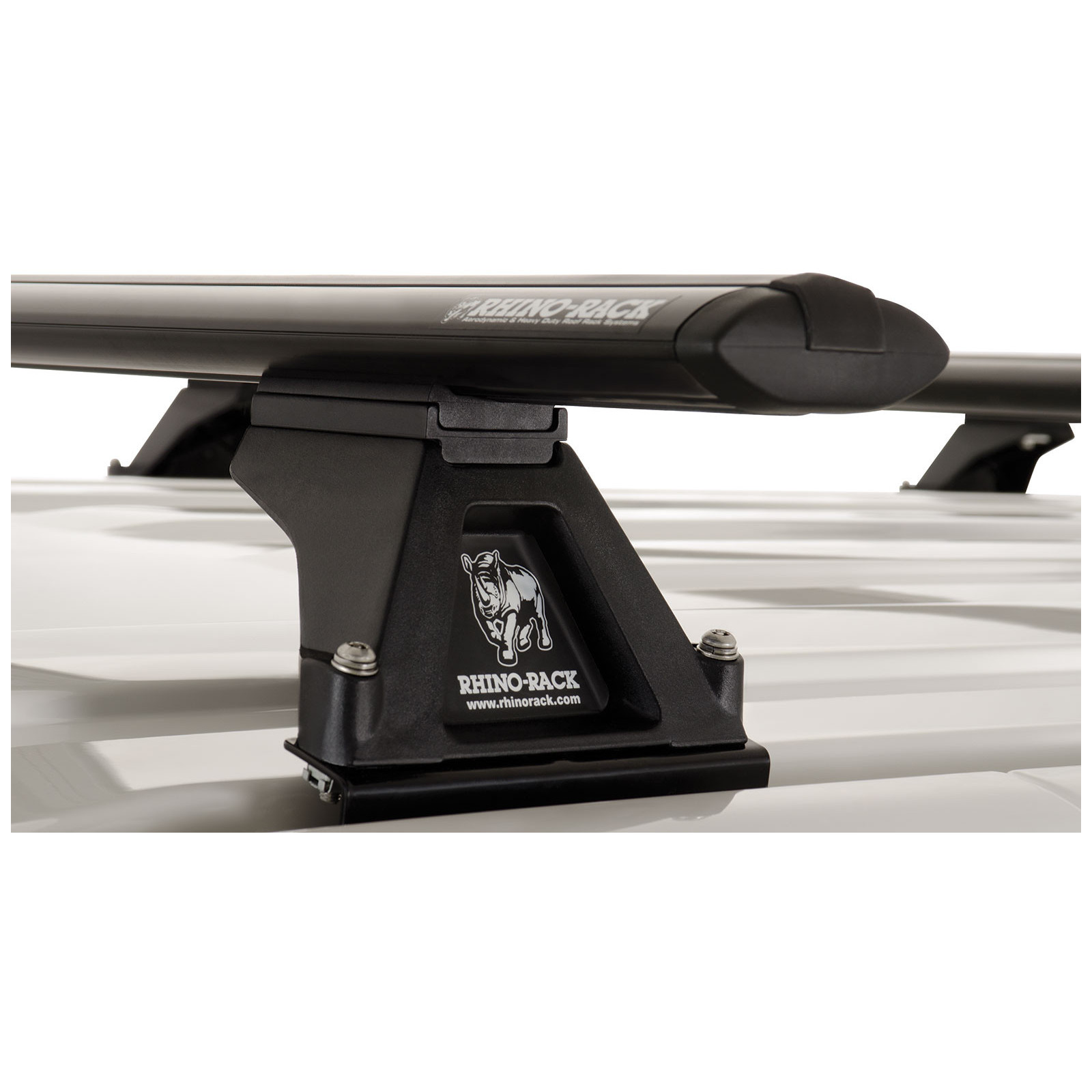 Kit 4 barres de toit noires RHINO-RACK Vortex RLTF • JA2783 