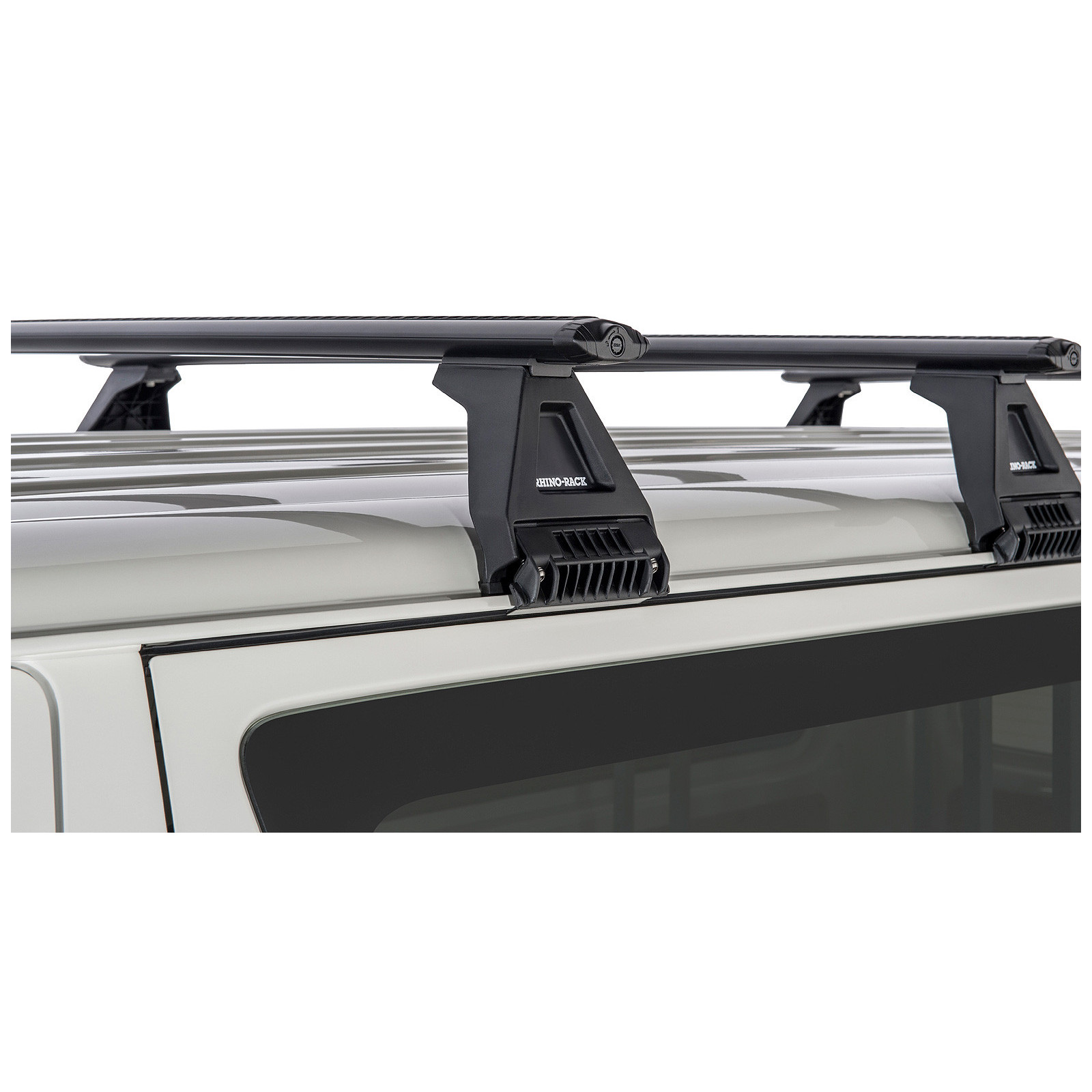 Kit 4 barres de toit noires RHINO-RACK Vortex RL150 • JA2786 