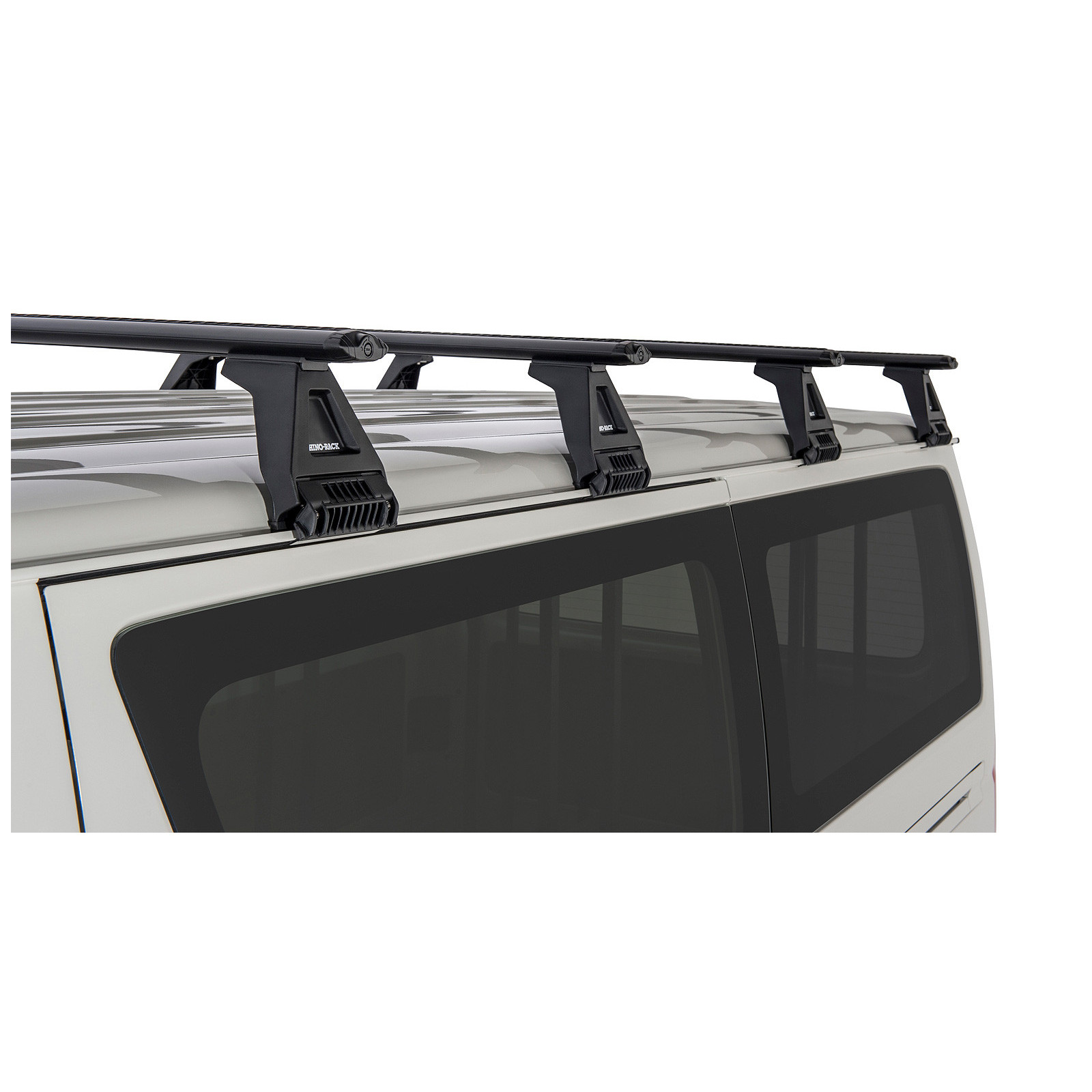 Kit 4 barres de toit noires RHINO-RACK Vortex RL150 • JA2786 