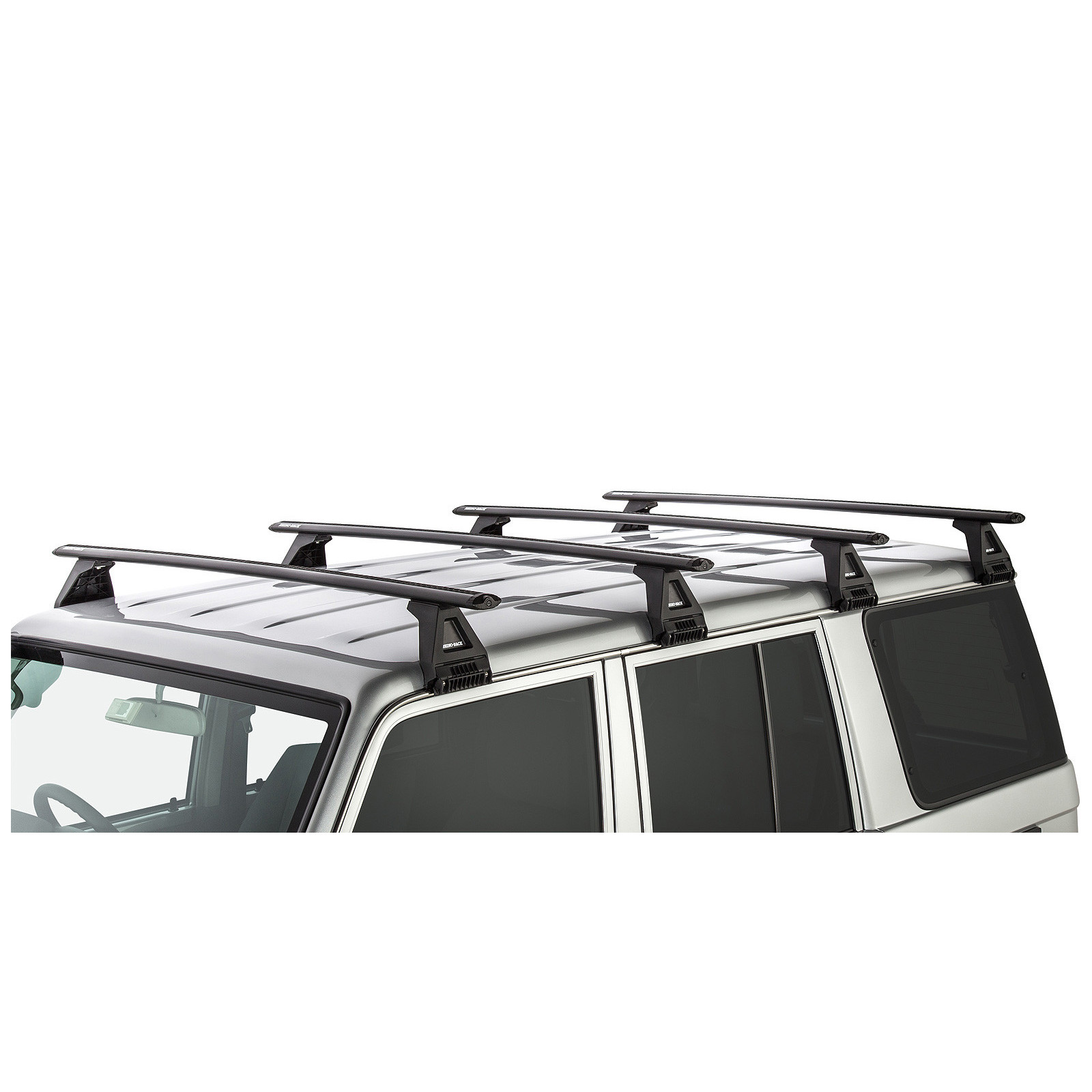 Kit 4 barres de toit noires RHINO-RACK Vortex RL150 • JA2787 