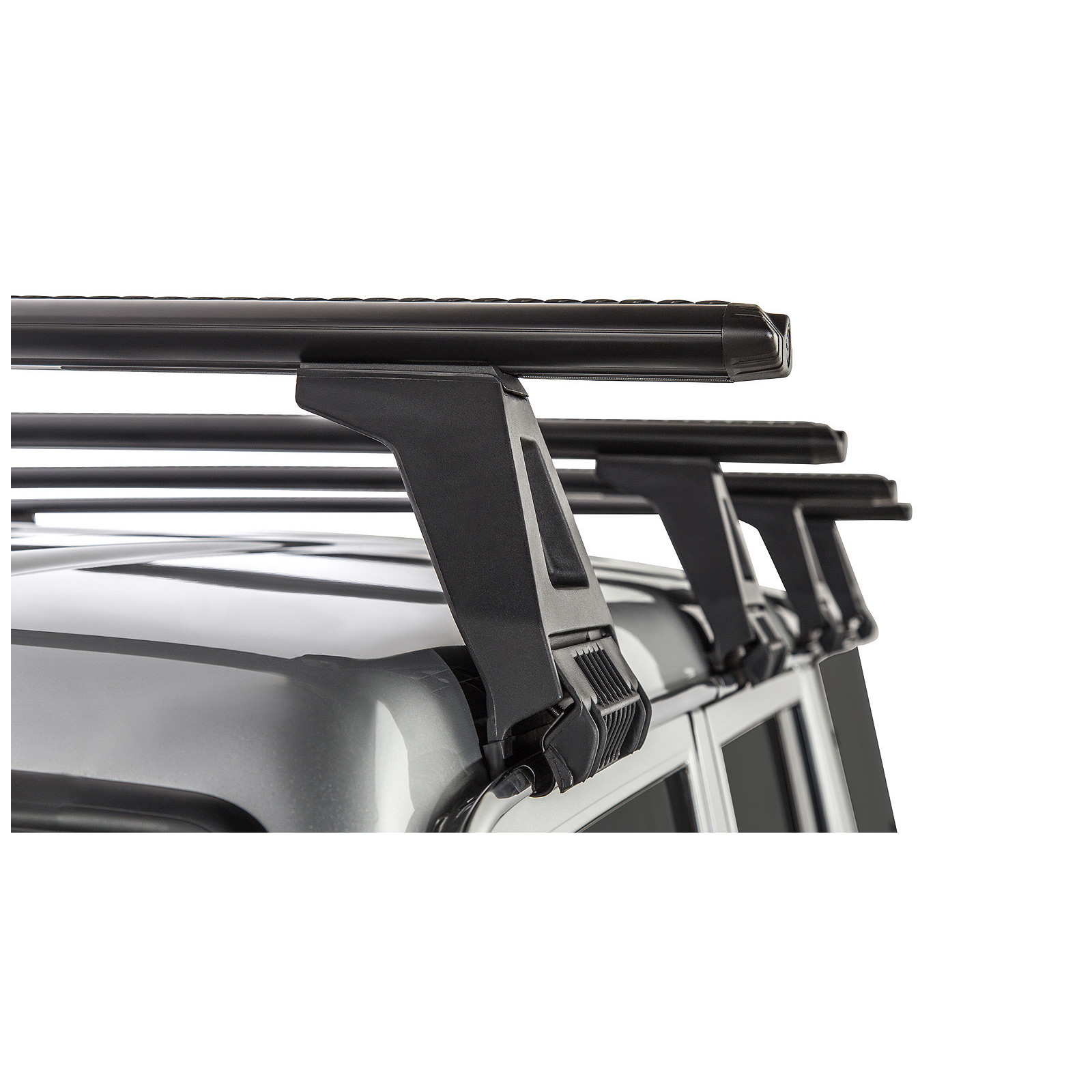Kit 4 barres de toit noires RHINO-RACK Vortex RL150 • JA2787 