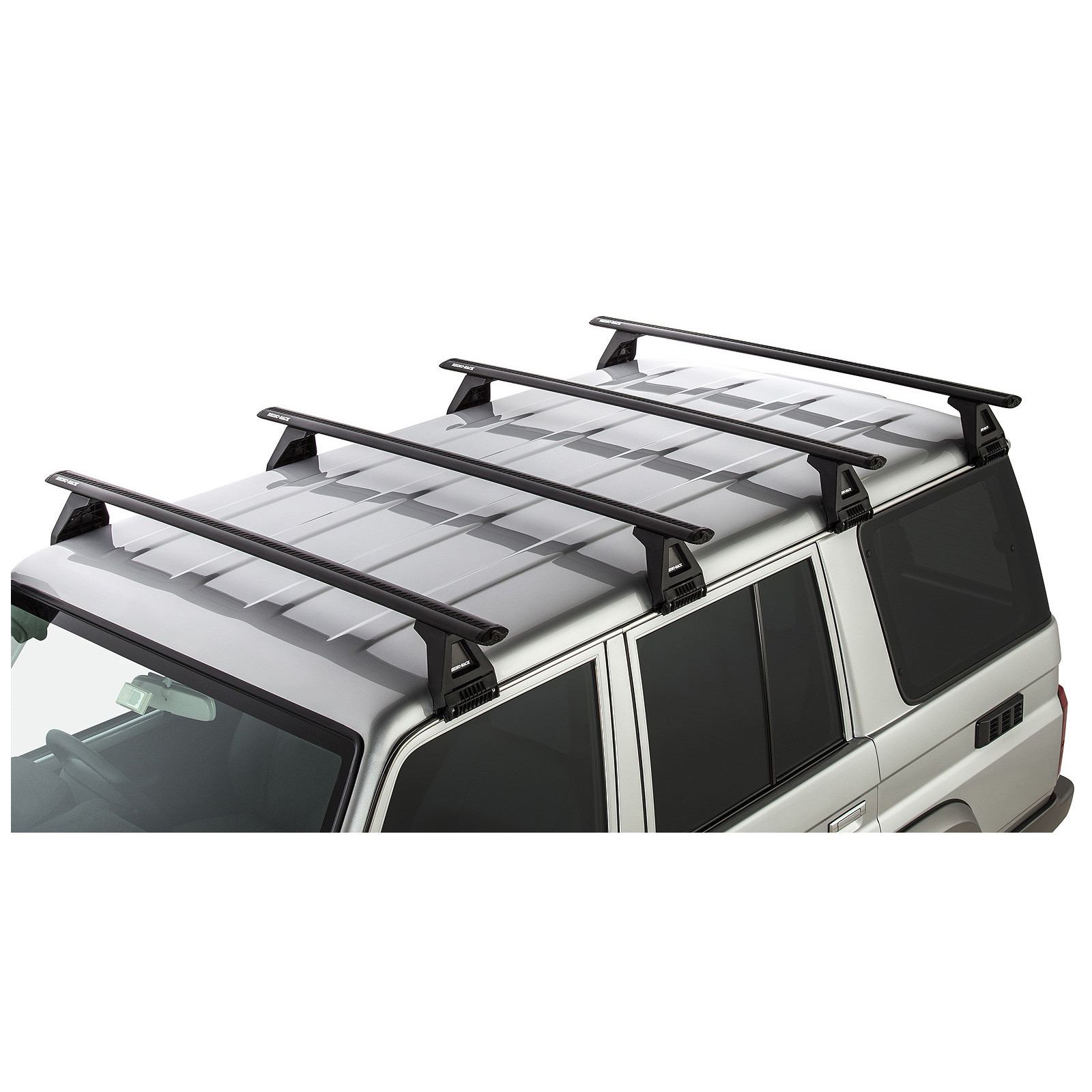 Kit 4 barres de toit noires RHINO-RACK Vortex RL150 • JA2787 