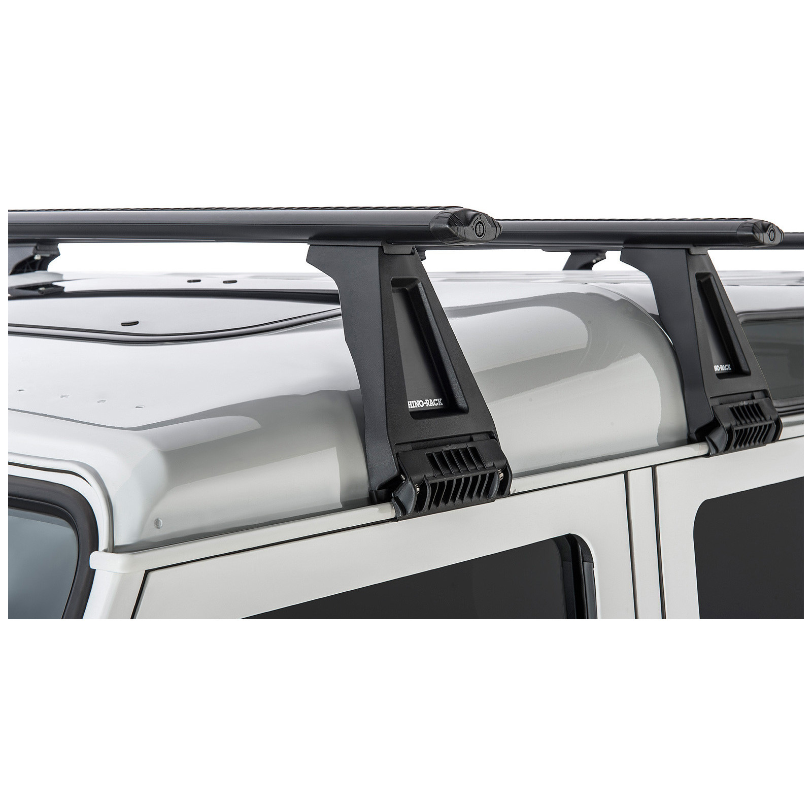 Kit 4 barres de toit noires RHINO-RACK Vortex RL210 • JA2789 