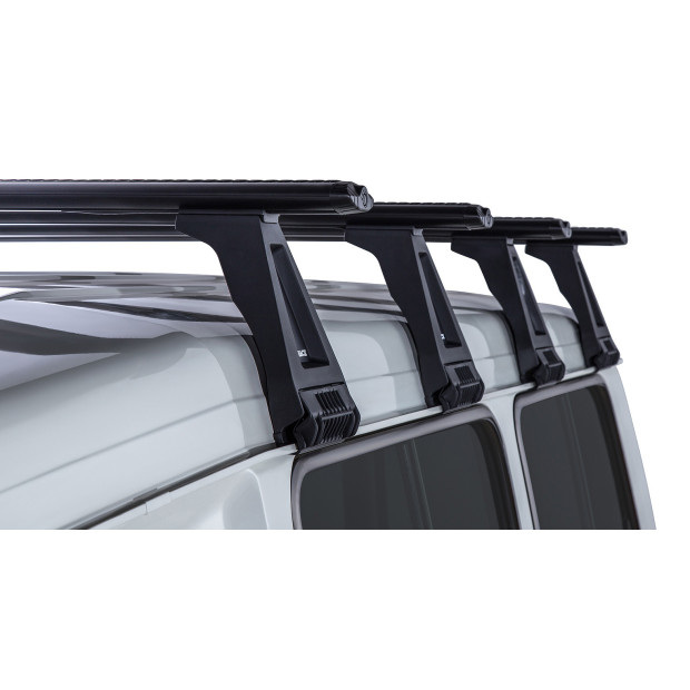 Kit 4 barres de toit noires RHINO-RACK Vortex RL210 • JA2791 