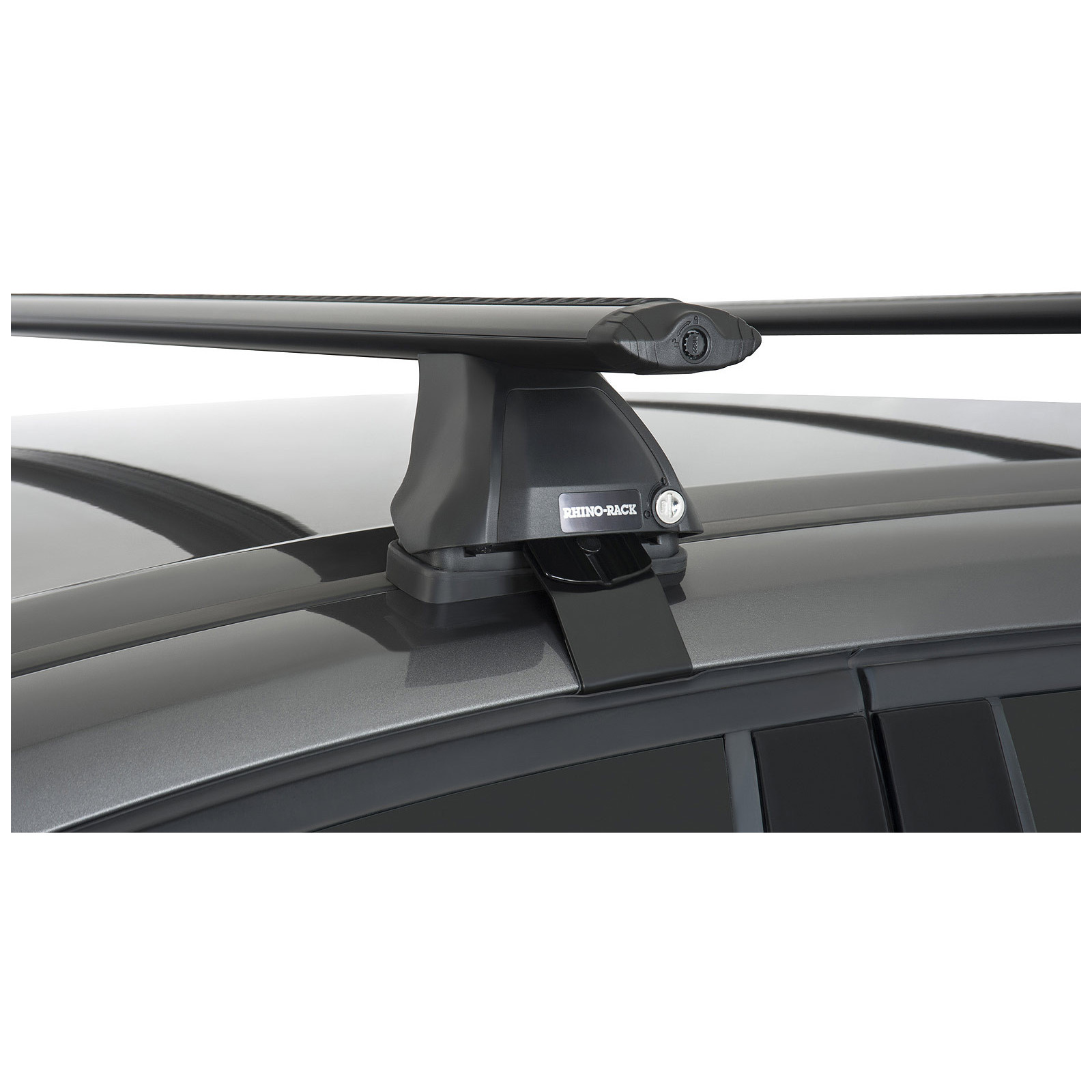 Kit 2 barres de toit noires RHINO-RACK Vortex 2500 • JA3994 