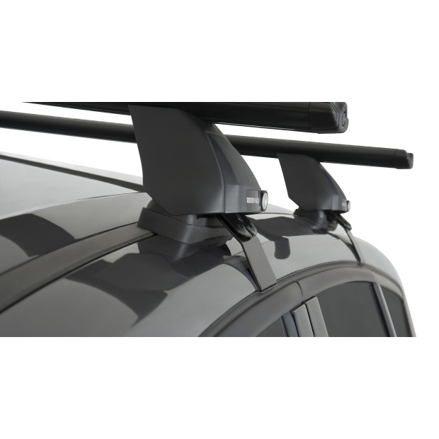 Kit 2 barres de toit noires RHINO-RACK Vortex 2500 • JA3994 