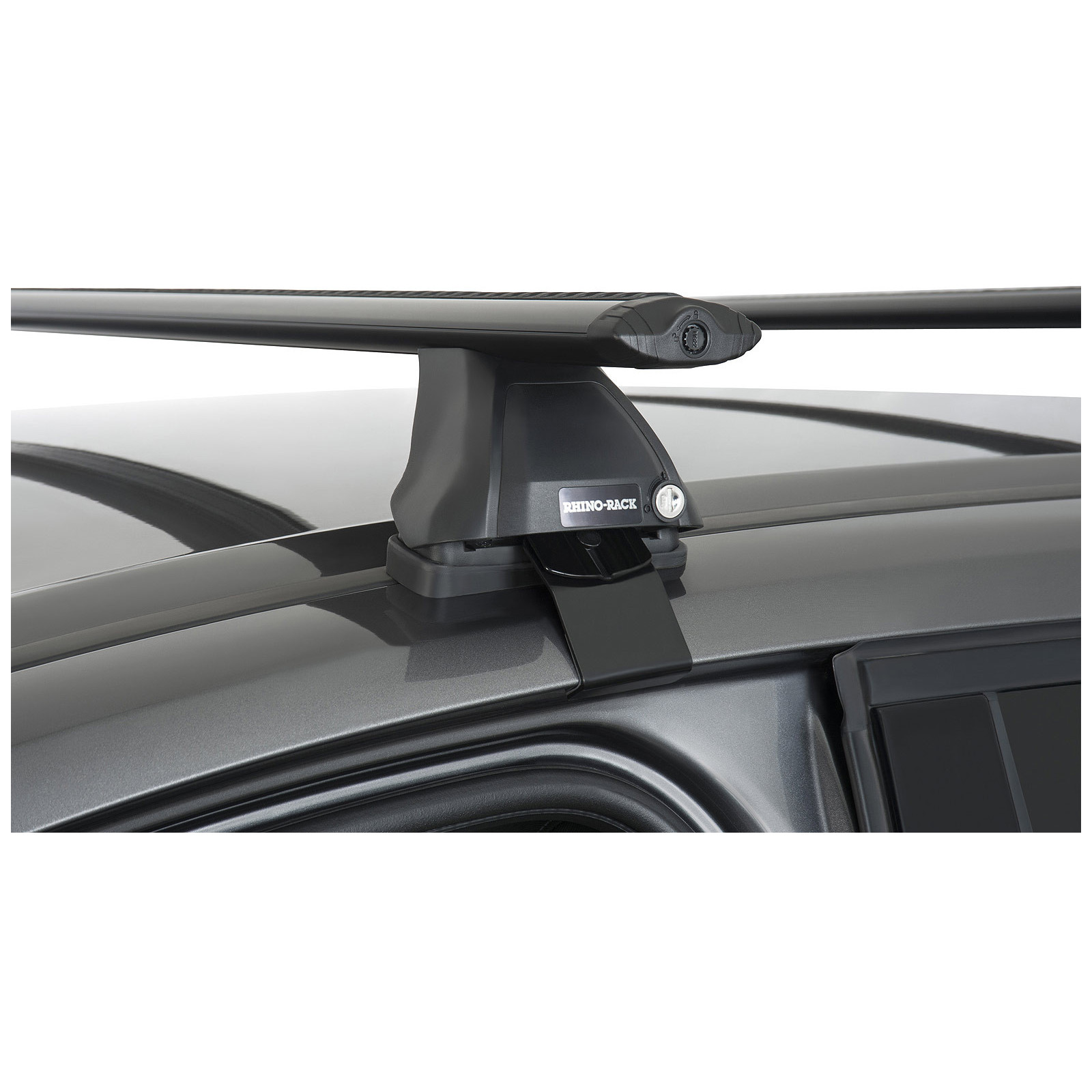 Kit 2 barres de toit noires RHINO-RACK Vortex 2500 • JA3994 