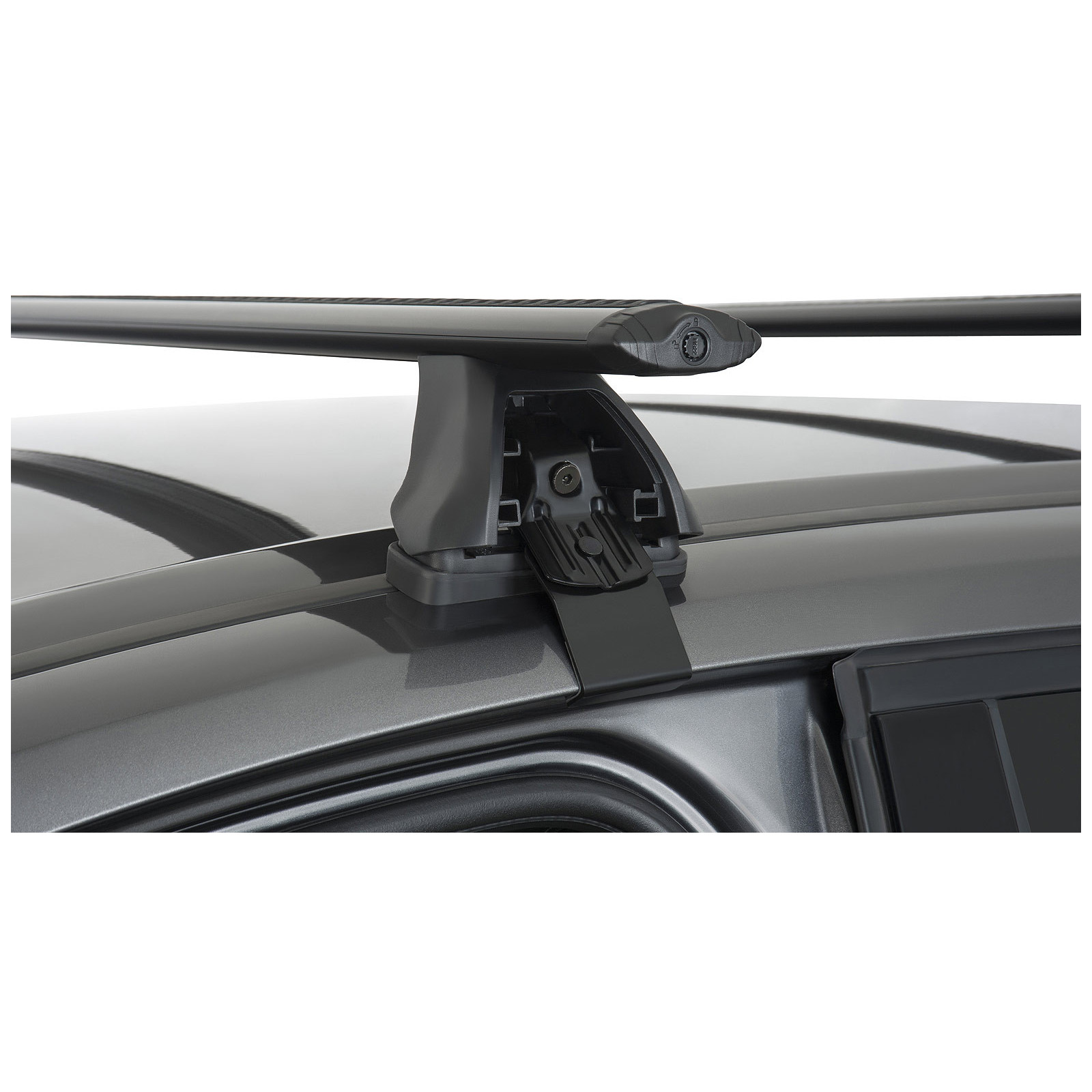 Kit 2 barres de toit noires RHINO-RACK Vortex 2500 • JA3994 