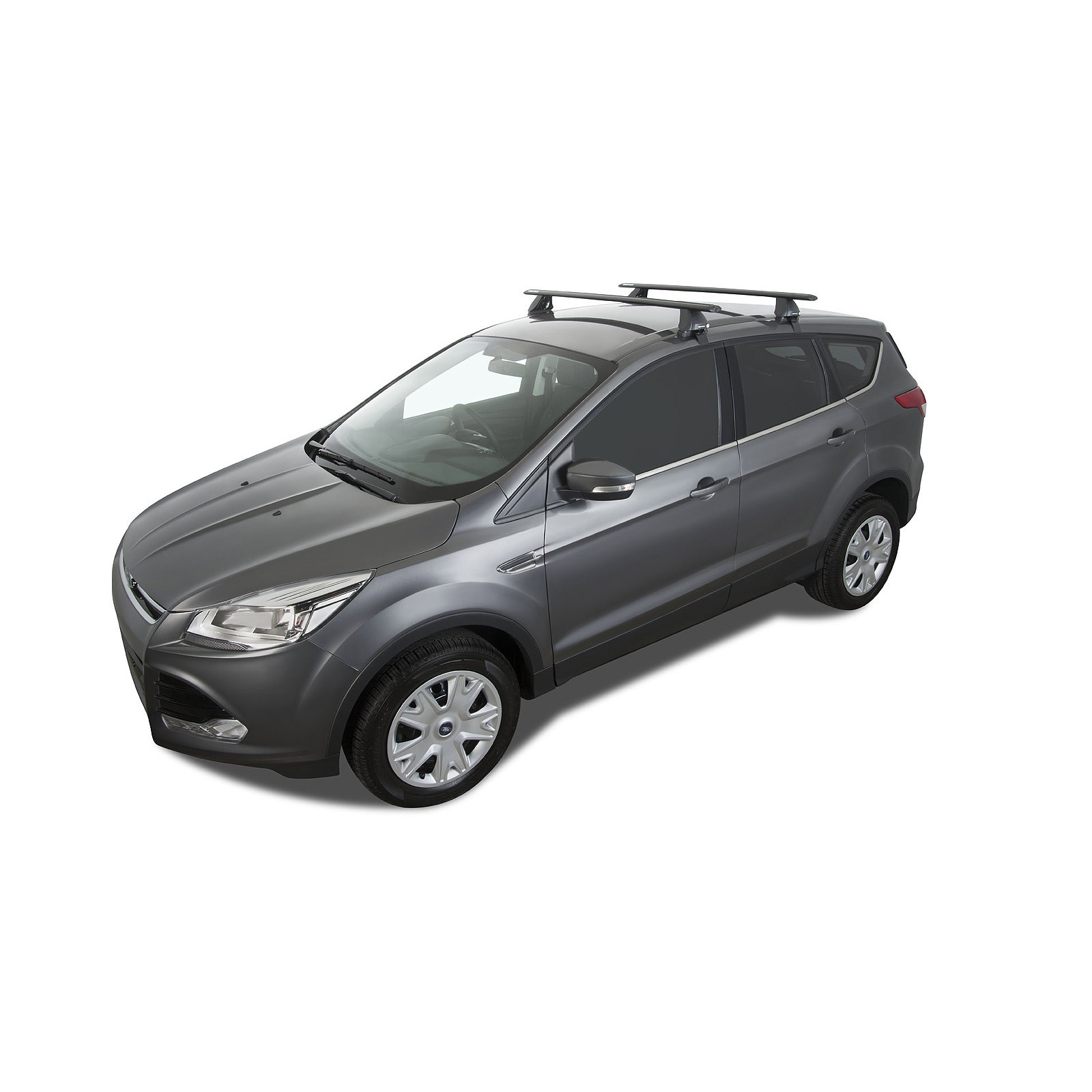 Kit 2 barres de toit noires RHINO-RACK Vortex 2500 • JA3994 