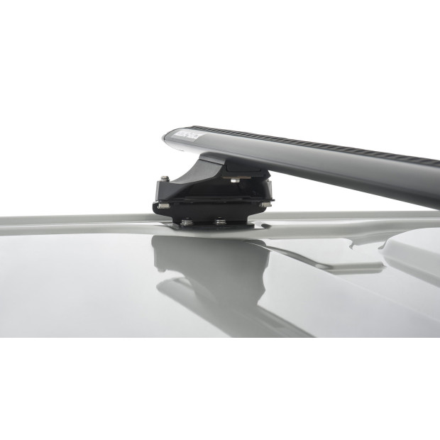 Kit 2 barres de toit noires RHINO-RACK Vortex RLTP • JA5413 