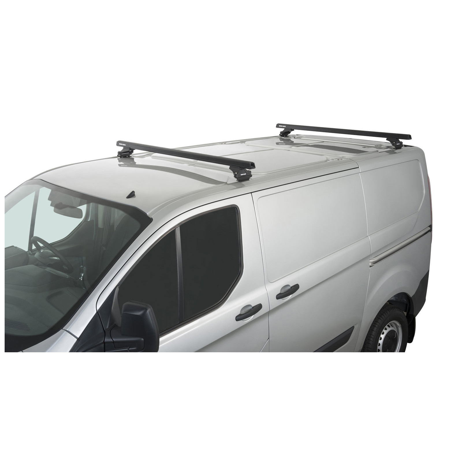 Kit 2 barres de toit noires RHINO-RACK Heavy Duty RLTP • JA5414 