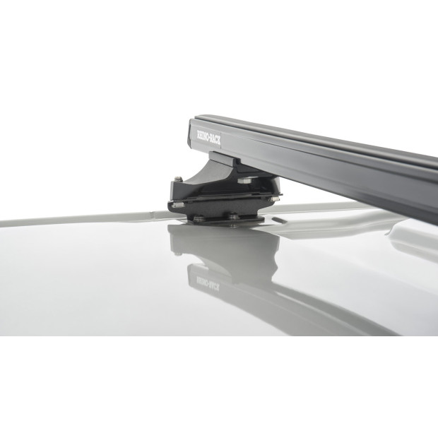 Kit 2 barres de toit noires RHINO-RACK Heavy Duty RLTP • JA5414 