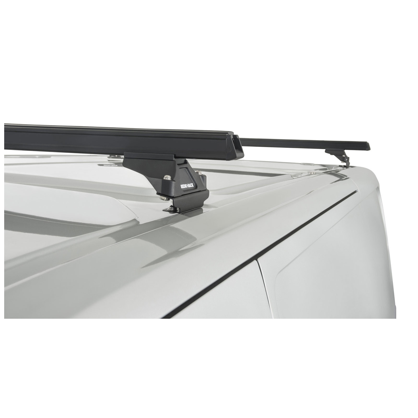 Kit 2 barres de toit noires RHINO-RACK Heavy Duty RLTP • JA5414 