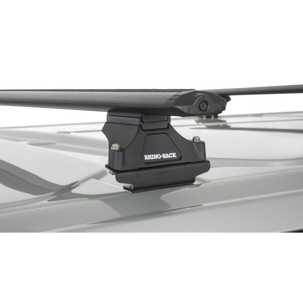 Kit 3 barres de toit noires RHINO-RACK Vortex RLTP • JA5417 