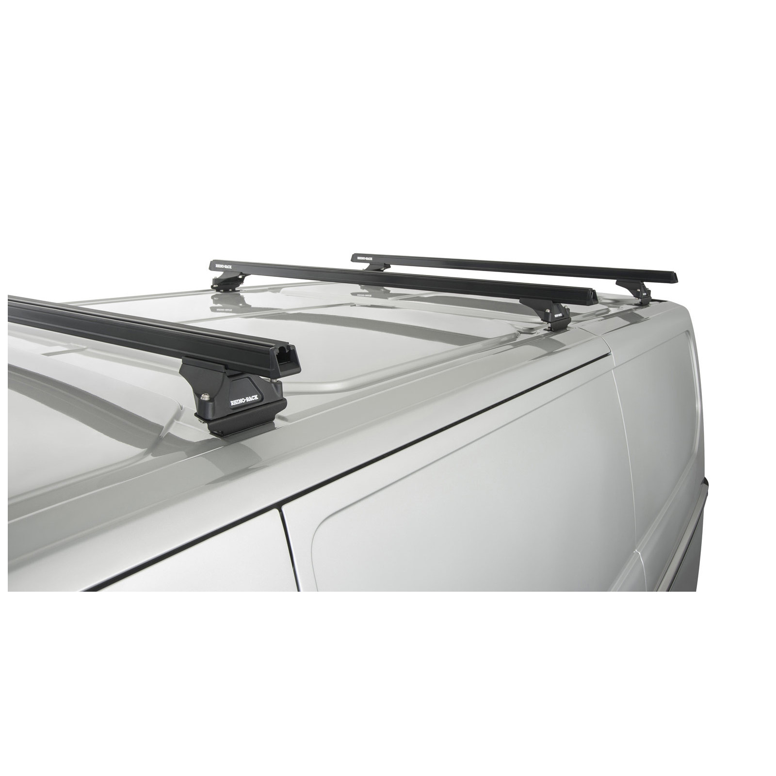 Kit 3 barres de toit noires RHINO-RACK Heavy Duty RLTP • JA5418 