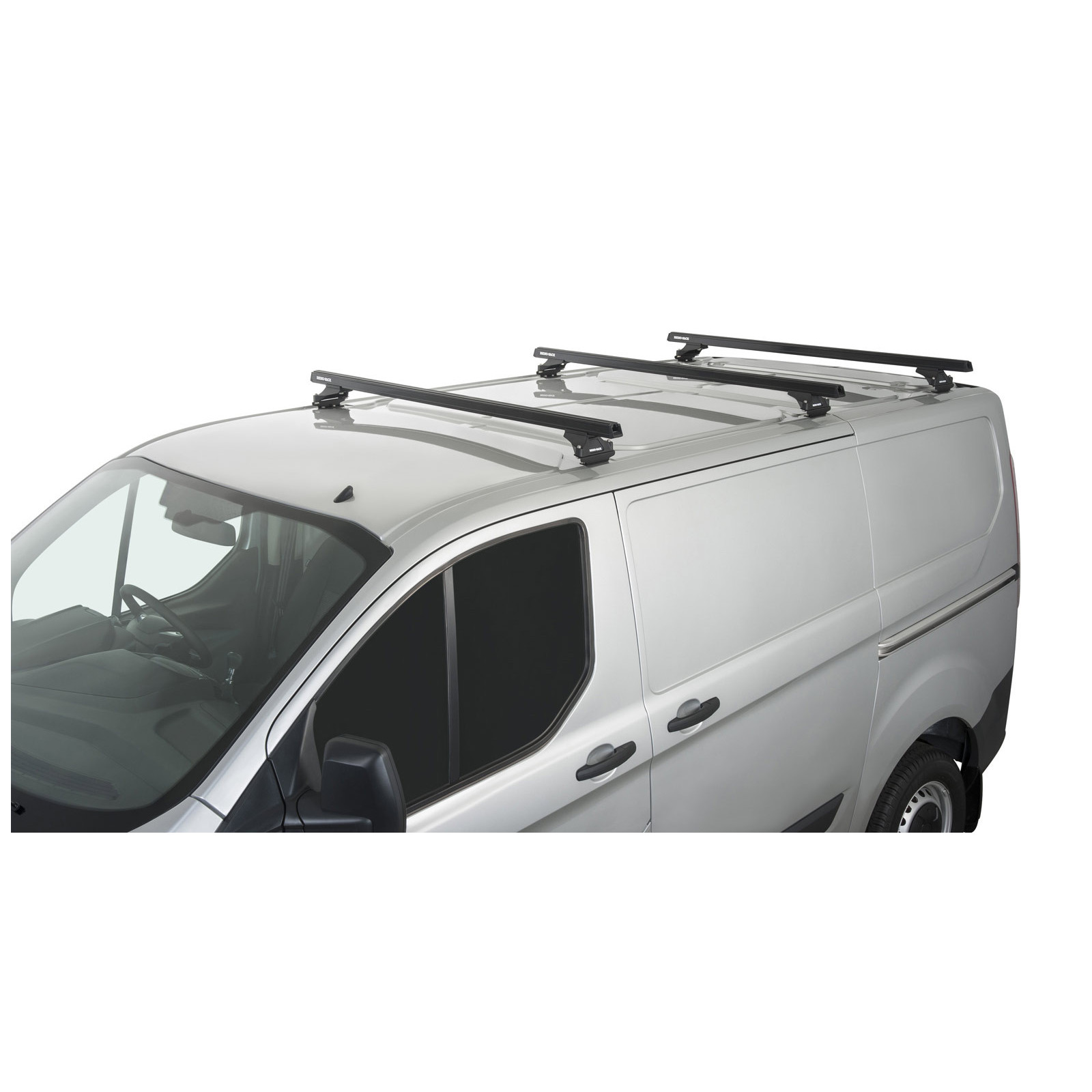 Kit 3 barres de toit noires RHINO-RACK Heavy Duty RLTP • JA5418 