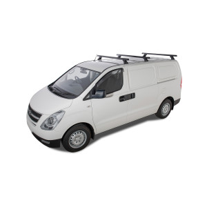 Kit 3 barres de toit noires RHINO-RACK Heavy Duty RLTF • JA5743 