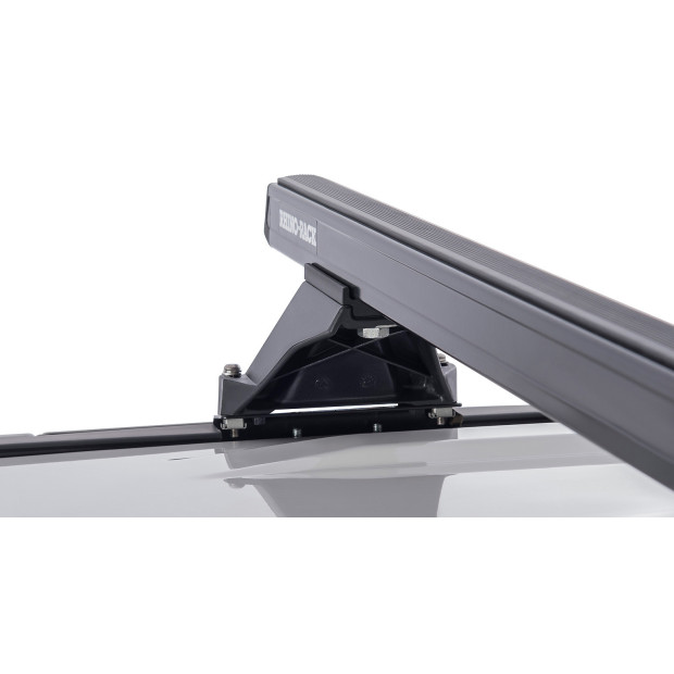 Kit 3 barres de toit noires RHINO-RACK Heavy Duty RLTF • JA5743 