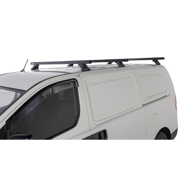 Kit 3 barres de toit noires RHINO-RACK Heavy Duty RLTF • JA5743 