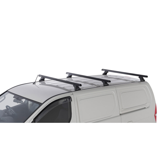 Kit 3 barres de toit noires RHINO-RACK Heavy Duty RLTF • JA5743 
