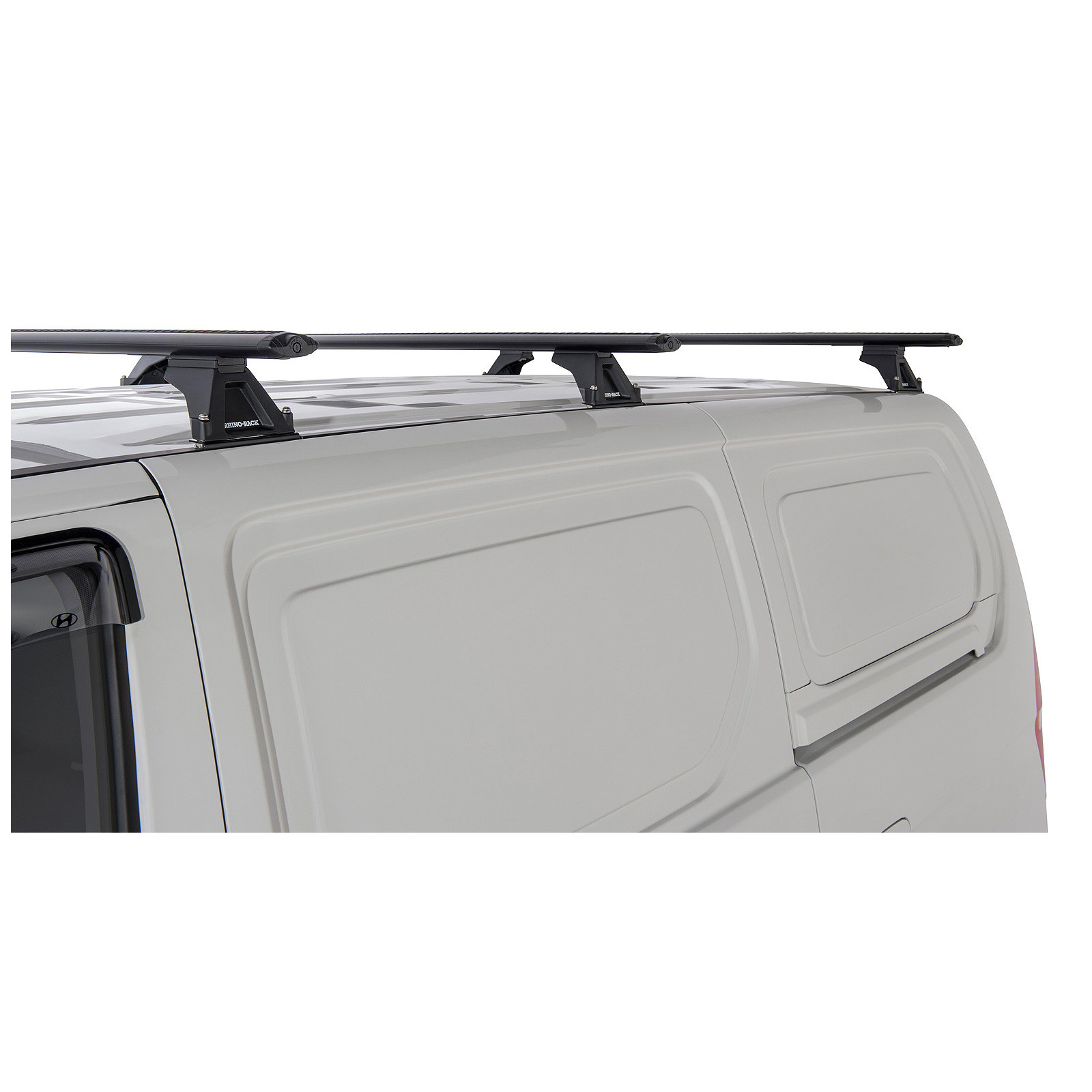 Kit 3 barres de toit noires RHINO-RACK Vortex RLTF • JA5753 