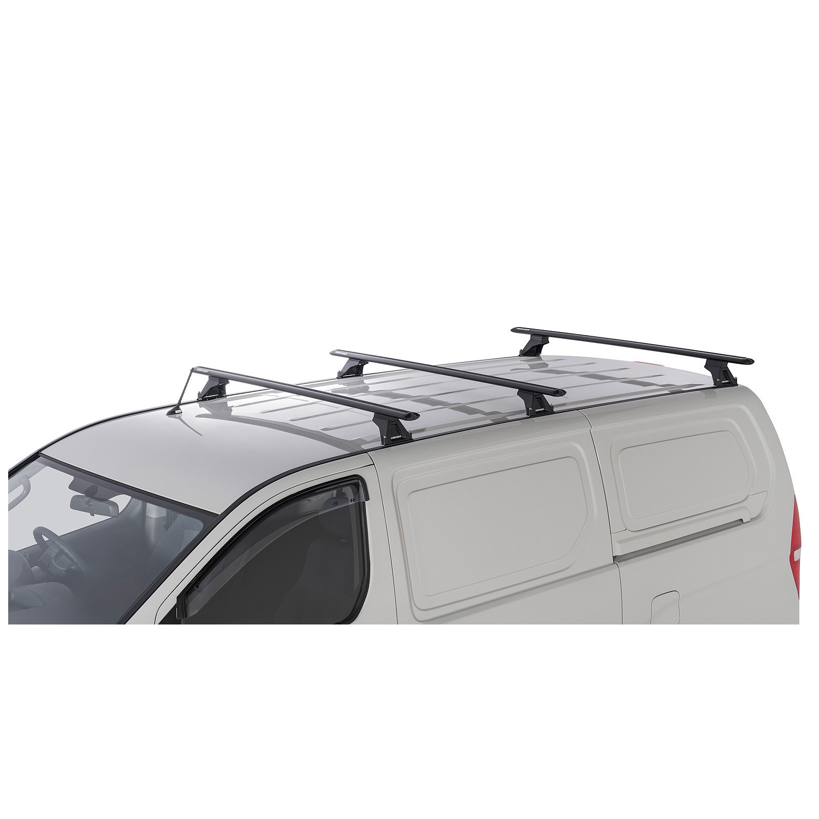 Kit 3 barres de toit noires RHINO-RACK Vortex RLTF • JA5753 