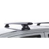 Kit 2 barres de toit noires RHINO-RACK Vortex RLT600 Trackmount • JA6178 
