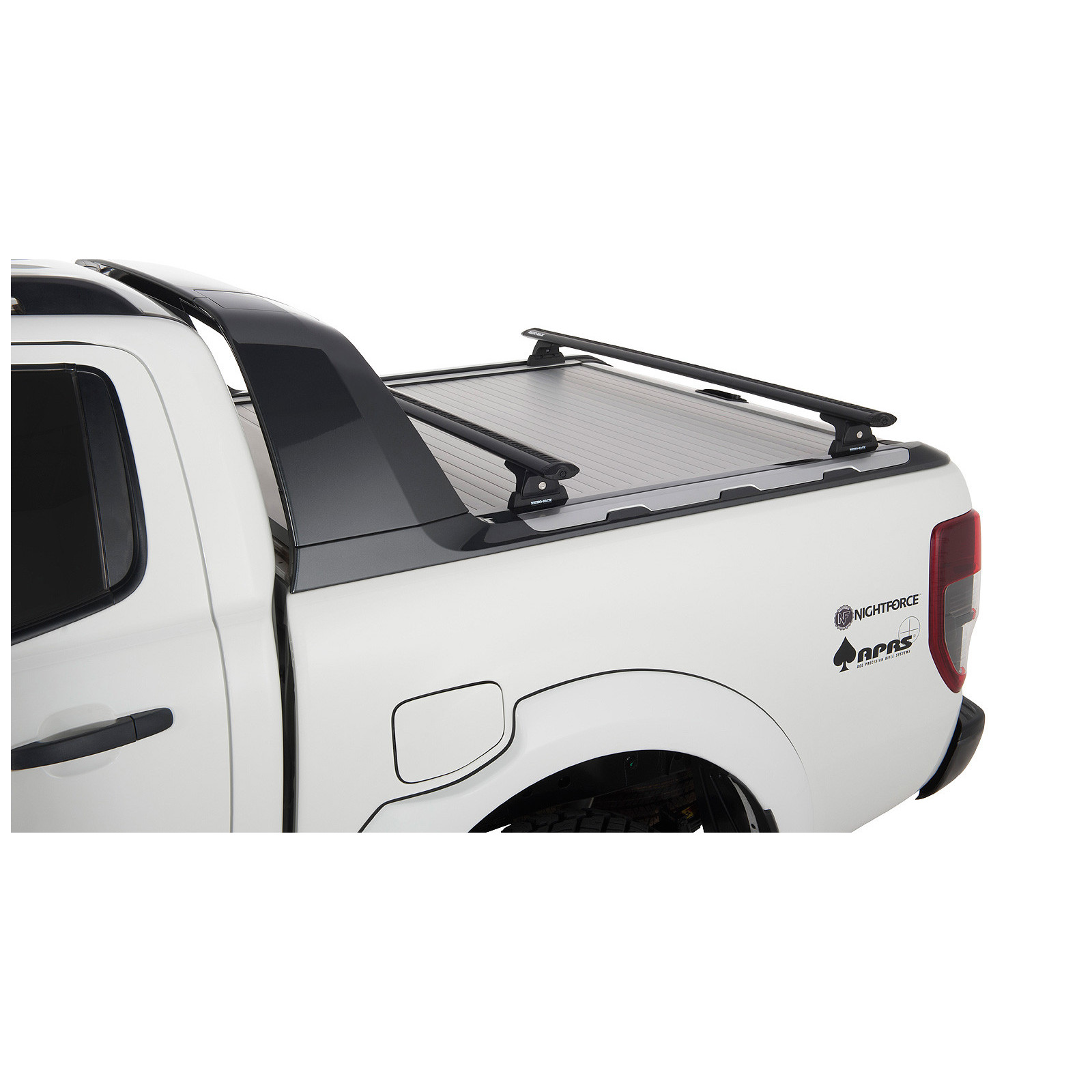 Kit 2 barres de toit noires RHINO-RACK Vortex RLT600 • JA6218 