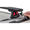 Kit 2 barres de toit noires RHINO-RACK Vortex RLT600 • JA6218 