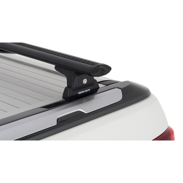 Kit 2 barres de toit noires RHINO-RACK Vortex RLT600 • JA6218 