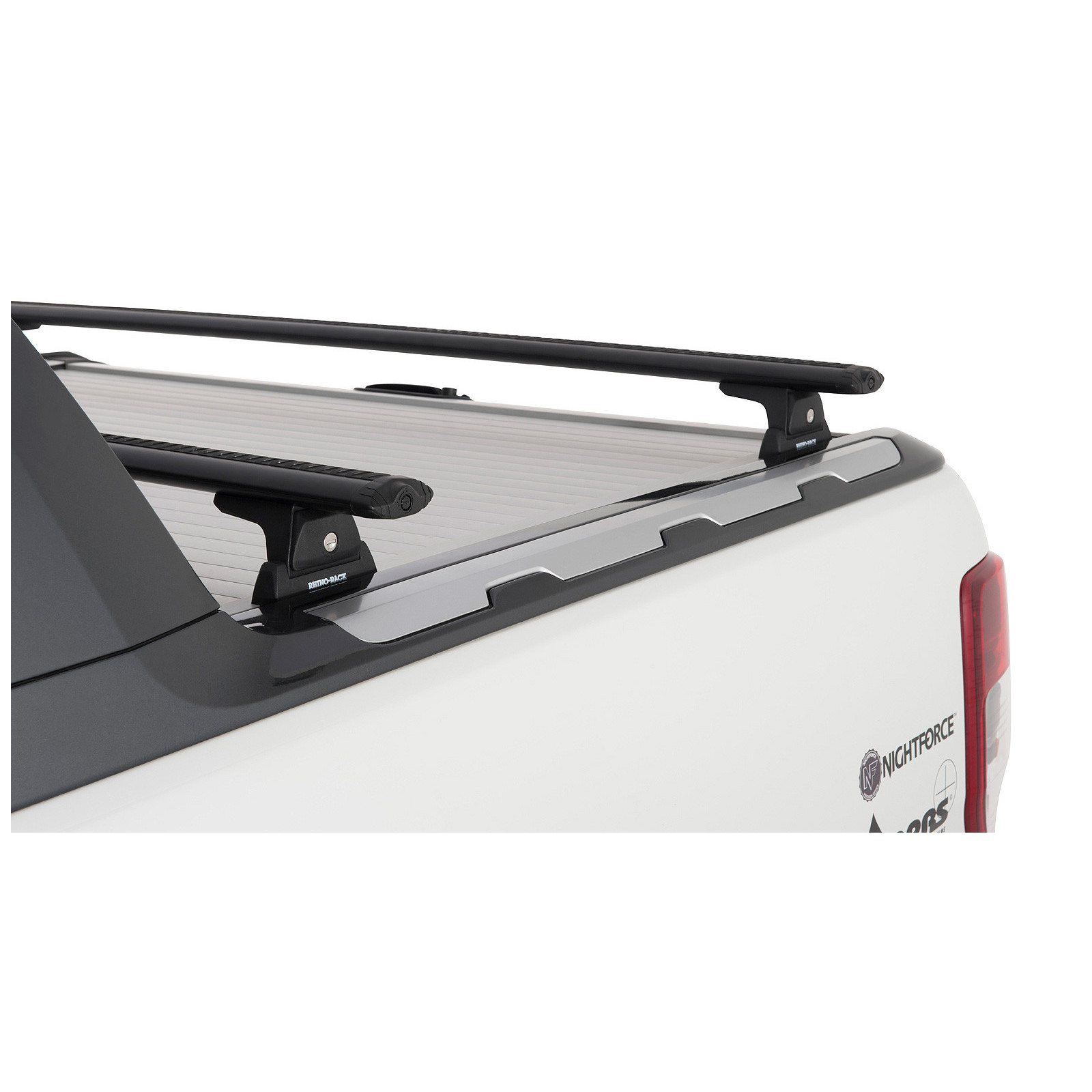 Kit 2 barres de toit noires RHINO-RACK Vortex RLT600 • JA6218 