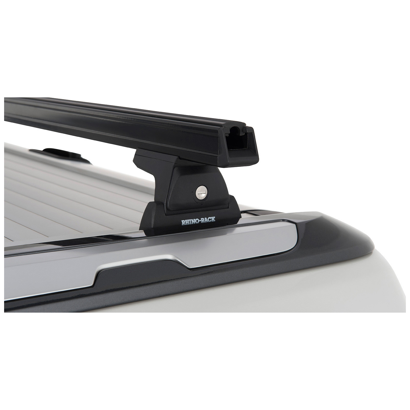 Kit 2 barres de toit noires RHINO-RACK Heavy Duty RLT600 • JA6220 