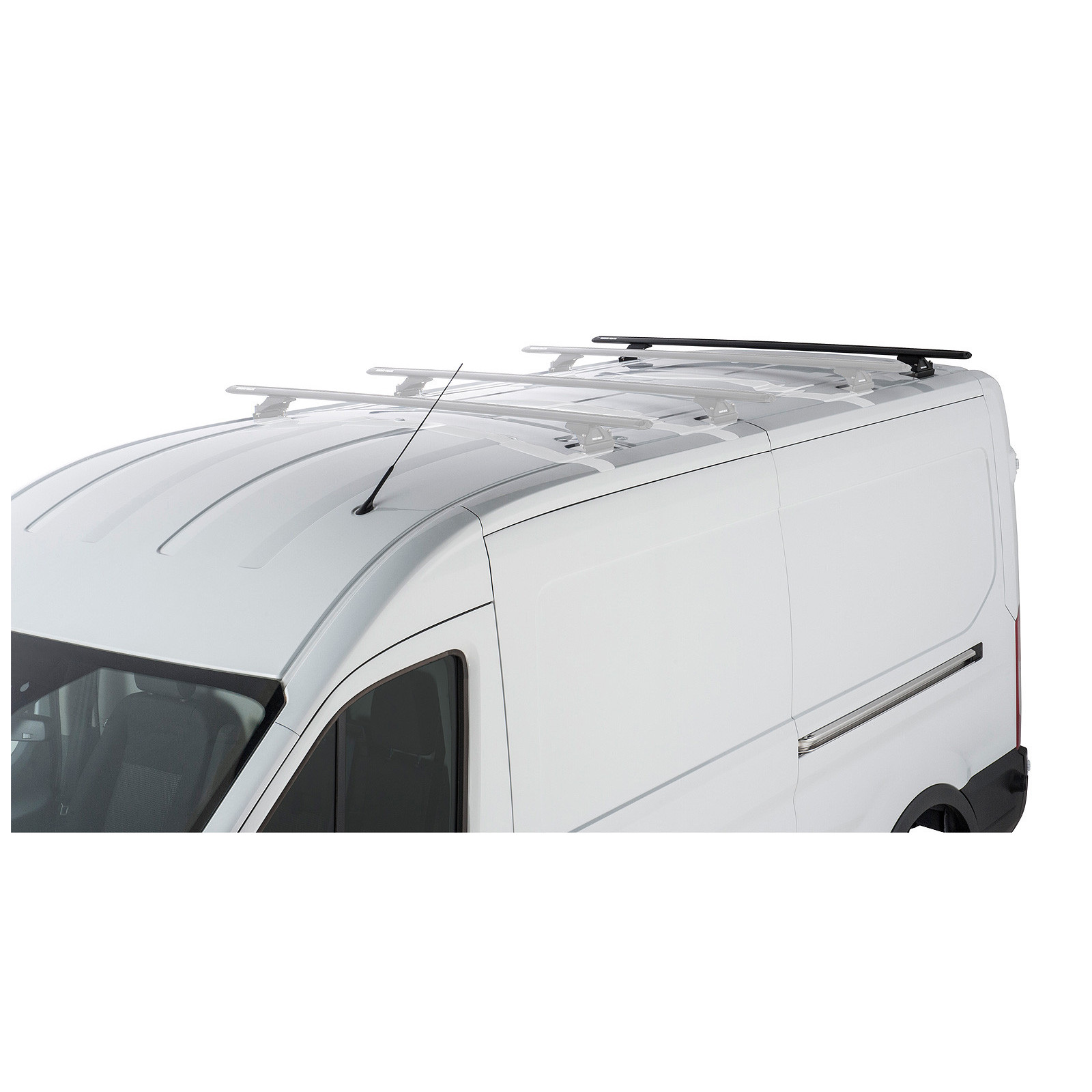 Kit 1 barre de toit noire RHINO-RACK Vortex RLTP • JA6329 