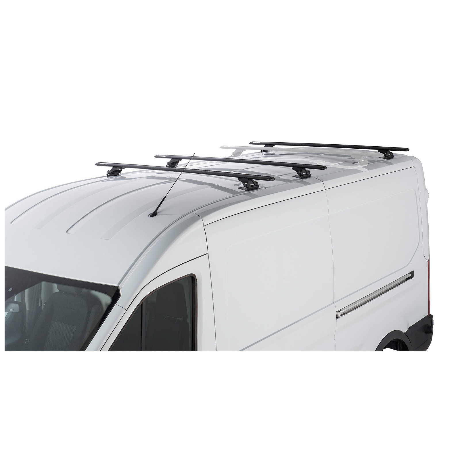 Kit 3 barres de toit noires RHINO-RACK Vortex RLTP • JA6337 