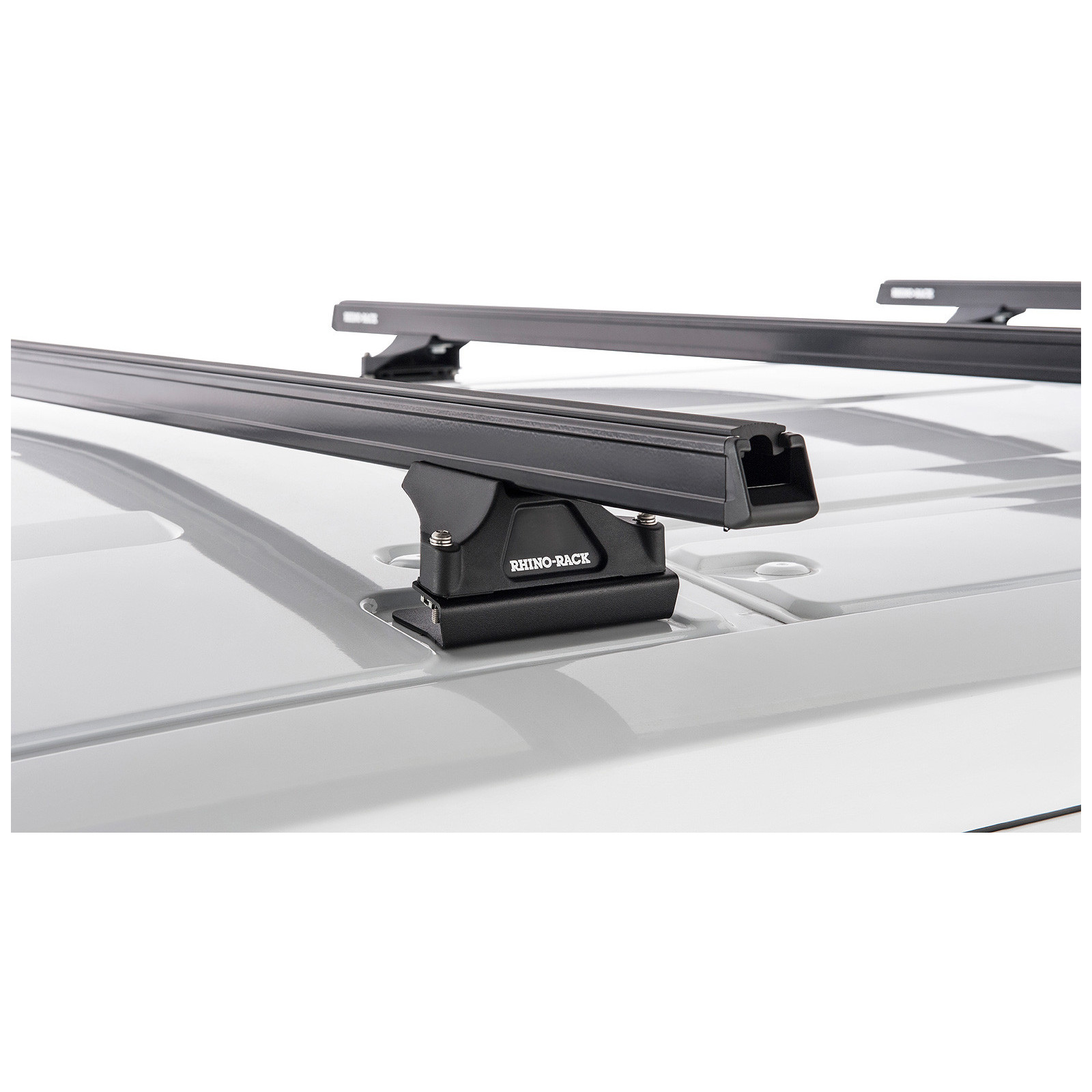 Kit 3 barres de toit noires RHINO-RACK Heavy Duty RLTP • JA6339 