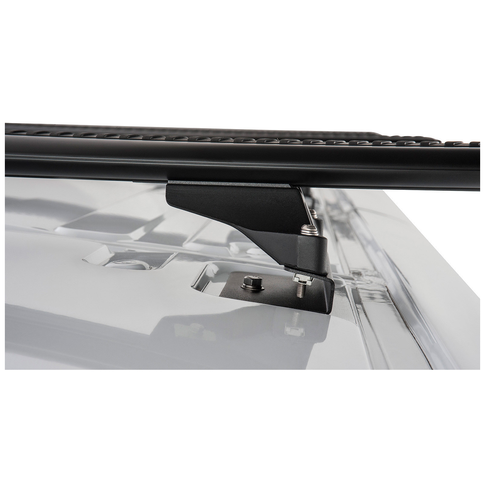 Kit 4 barres de toit noires RHINO-RACK Vortex RLTP • JA6341 